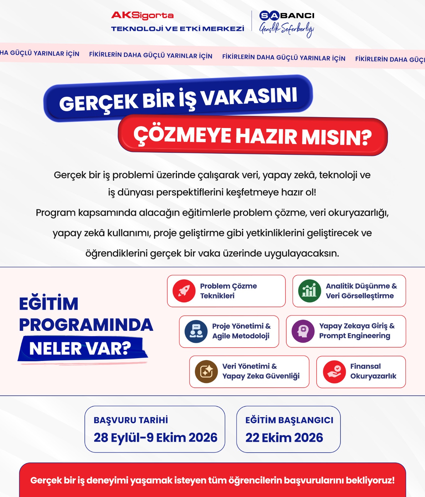 Gerçek Bir İş Vakasını Çözmeye Hazır Mısın?